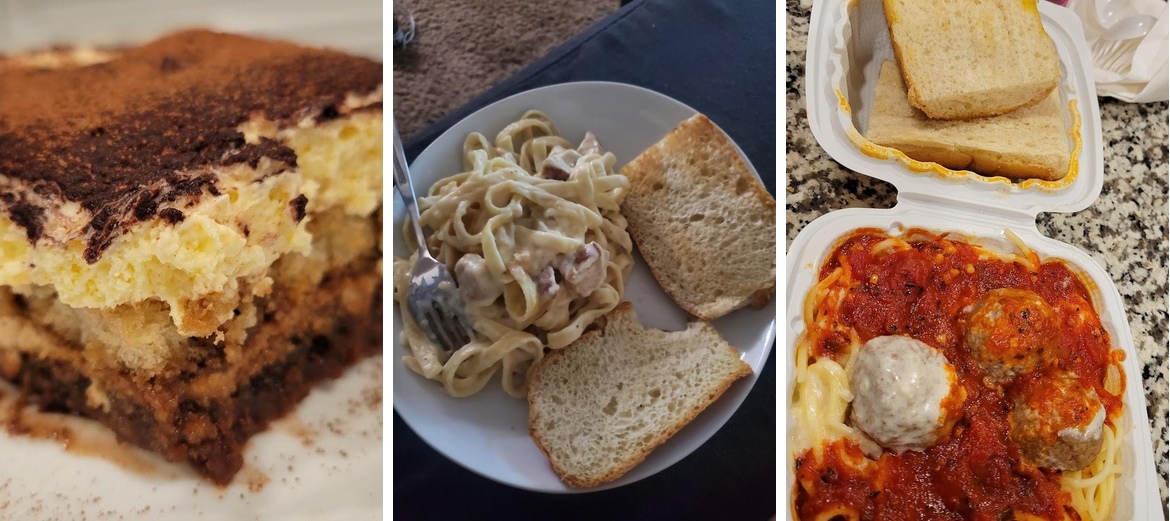 Bain St Pasta Menu